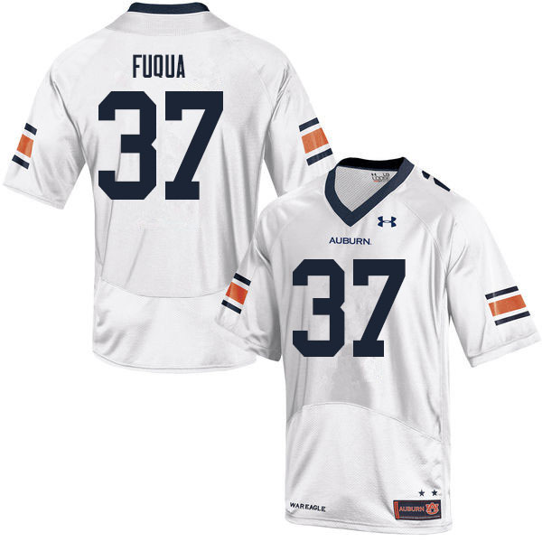 Men #37 Kolbi Fuqua Auburn Tigers College Football Jerseys Sale-White